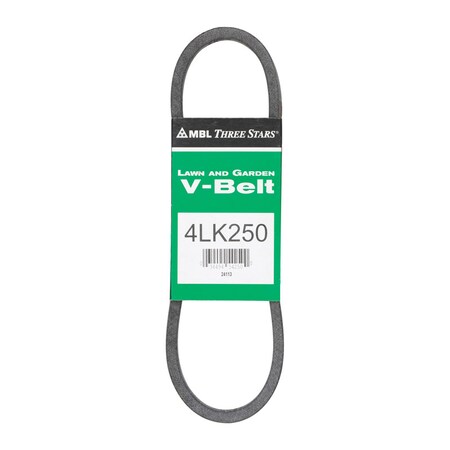Mbl Mitsuboshi Super KB Standard V-Belt 0.5 in. W X 25 in. L For Riding Mowers 4LK250A